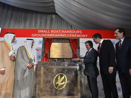 Cumhurbaşkanı Gül, Kuveyt’te Küçük Bot Limanı İnşası Temel Atma Törenine Katıldı